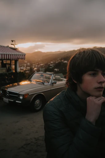 Atmospheric Cinematic Twilight moodboard — generate AI images in this style