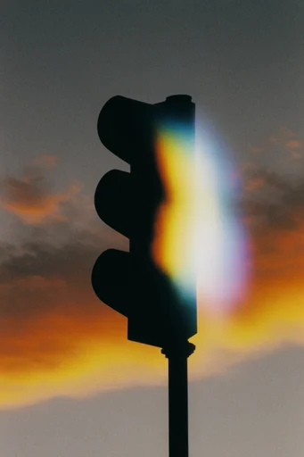 Ethereal Thermal Minimalism style reference image — analog film grain