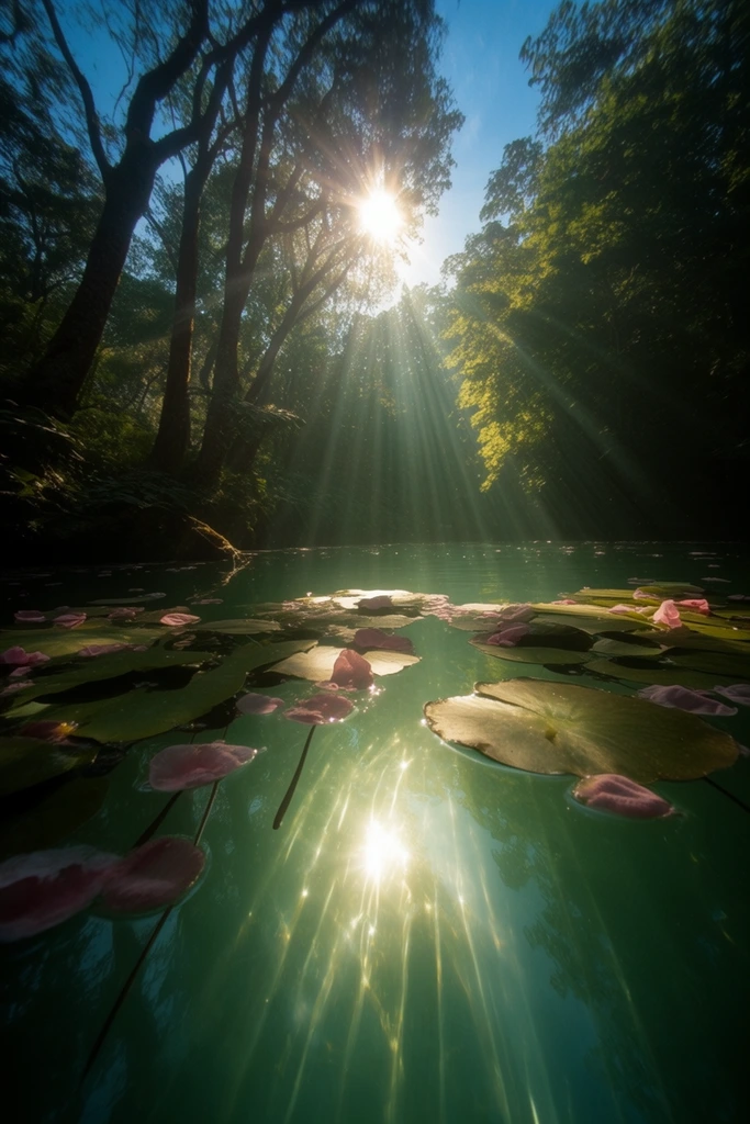 Luminous Subaqueous Dreamscape style AI image example 2