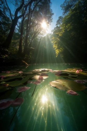 Luminous Subaqueous Dreamscape style AI image example 2