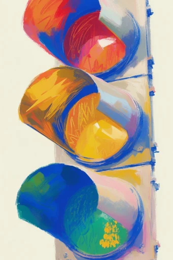 Vibrant Expressionist Portraiture style reference image — bold impasto brushstrokes