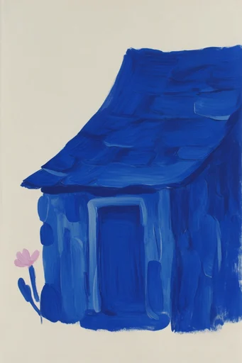 Textured Fauvist Minimalism style reference image — neo-fauvism