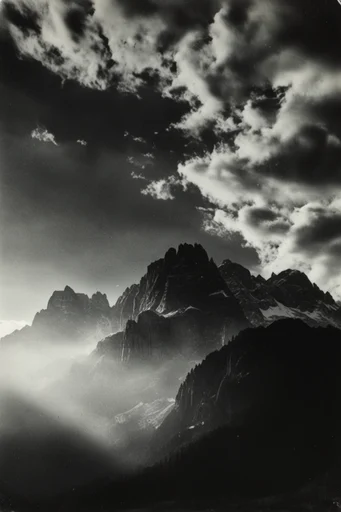 Surreal Analog Retro-Collage style reference image — vintage black and white photography