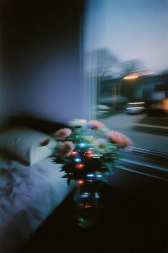 Cinematic Nocturnal Blur style reference image — liminal space