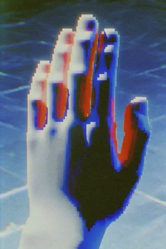 Retro-Digital Analog Glitch style reference image — chromatic aberration
