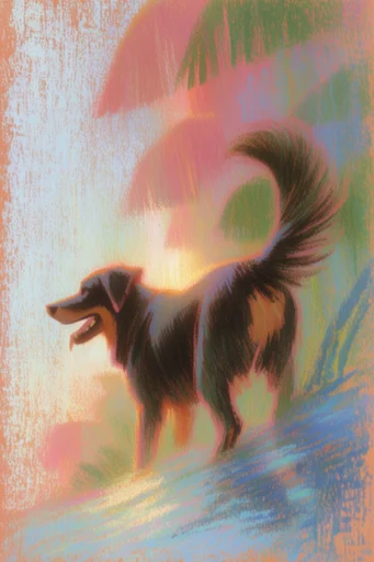 Textured Fauvist Impressionism style reference image — vibrant broken color