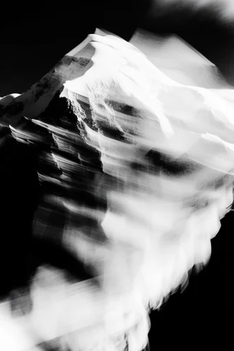 Spectral Monochrome Noir style reference image — luminous glow