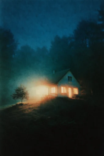 Luminous Nocturnal Nostalgia style reference image — cinematic haze