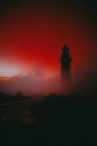 Ethereal Crimson Noir style reference image — cinematic chiaroscuro