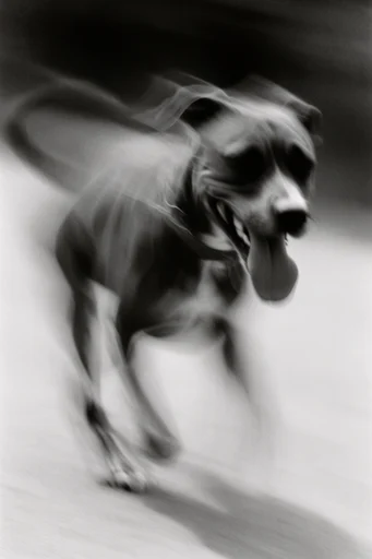 Kinetic Spectral Monochrome style reference image — cinematic noir