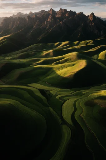 Velvet Verdant Surrealism style reference image — tactile velvet moss texture