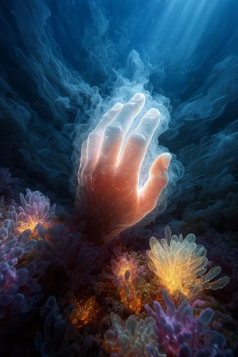 Luminous Surreal Twilight style reference image — dreamlike atmospheric composition