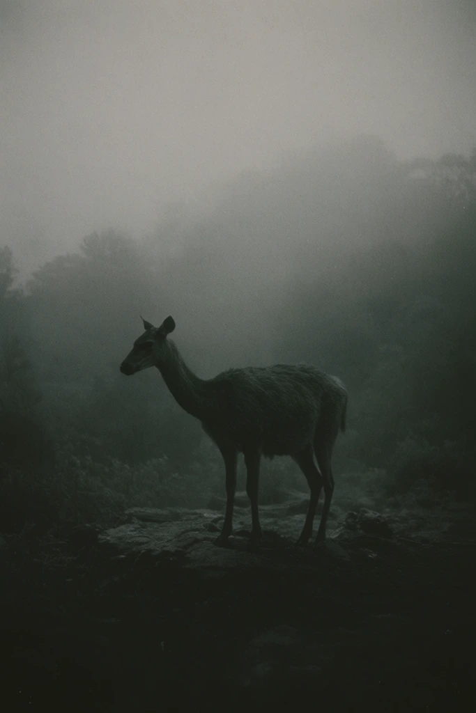 Monolithic Atmospheric Solitude style AI image example 3
