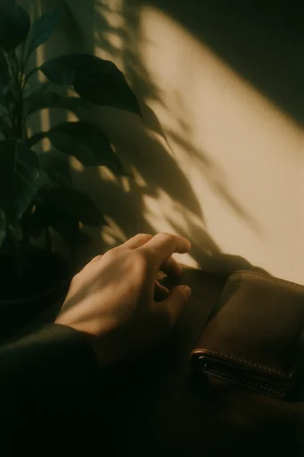Cinematic Chiaroscuro Solace style reference image — cinematic film grain