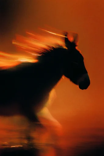 Fiery Kinetic Motion style AI image example 3