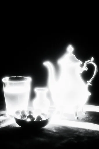 Ethereal Nocturnal Luminescence style reference image — ethereal glowing silhouette