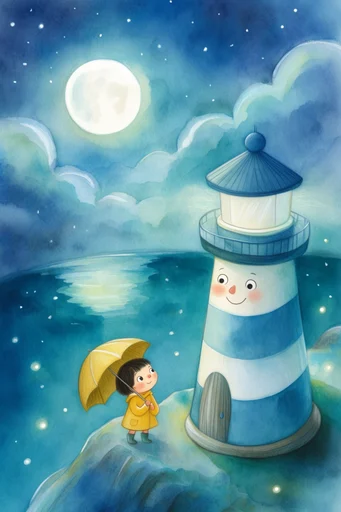 Luminous Nocturnal Whimsy style reference image — swirling brushstrokes