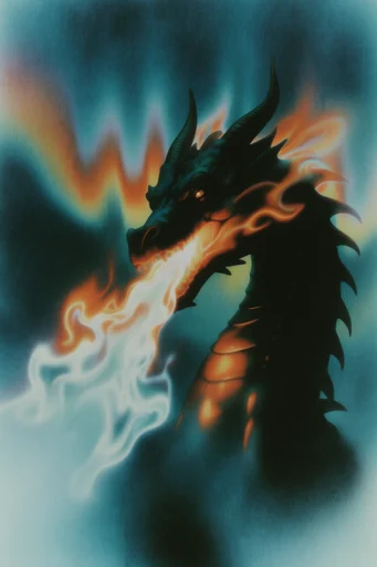 Spectral Thermal Noir style reference image — teal and orange contrast