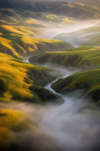 Ethereal Solarpunk Dreamscapes style reference image — surreal utopian landscape