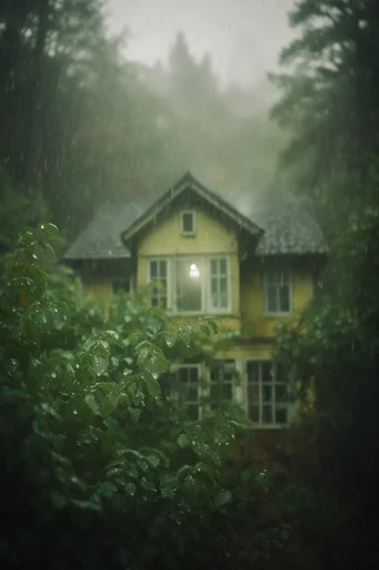 Misty Pastoral Melancholy style reference image — damp misty atmosphere