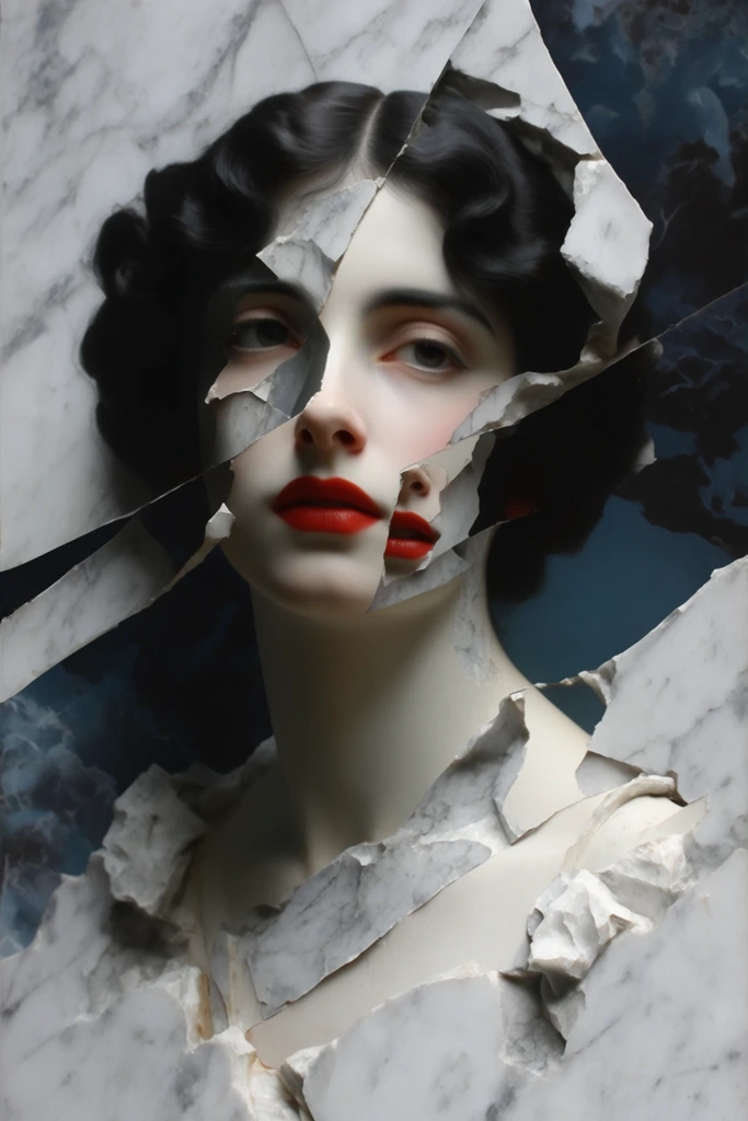 Surreal Avant-Garde Portraiture style AI image example 2