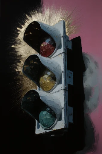 Sacred Gilded Void style reference image — deep void background