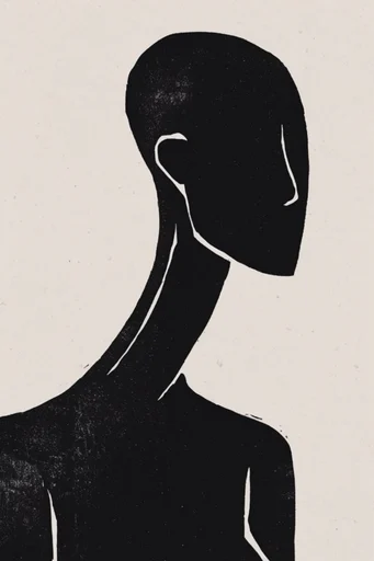 Textured Monochromatic Printmaking moodboard — generate AI images in this style