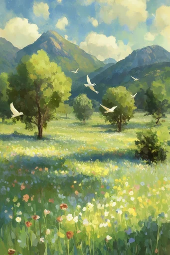 Luminous Impressionist Wilderness style reference image — impressionist oil painting