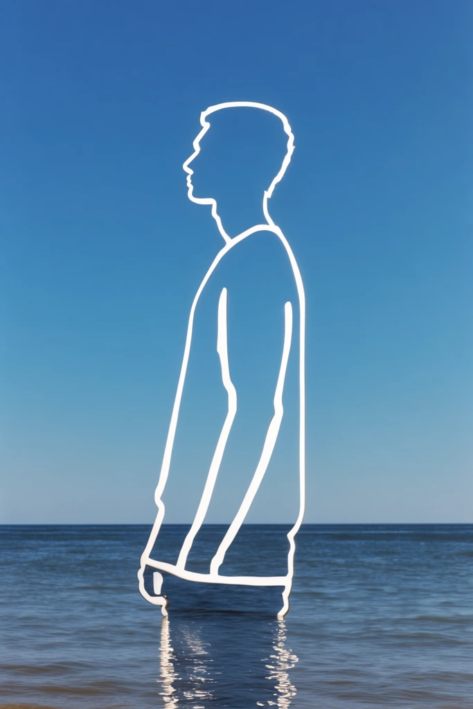 Luminescent Sky Minimalism style AI image example 1
