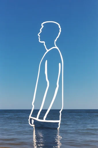 Luminescent Sky Minimalism moodboard — generate AI images in this style