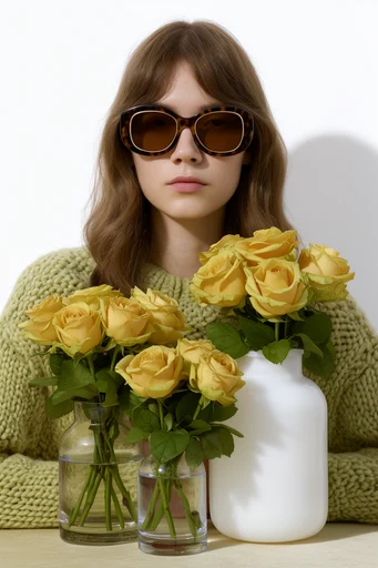 Refined Minimalist Portraiture style reference image — structured utilitarian tailoring