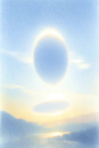 Ethereal Pastel Dreamscape style reference image — soft airbrush texture