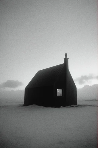 Redacted Coastal Noir style AI image example 4