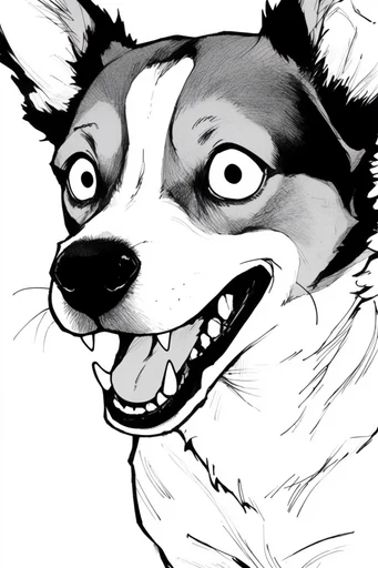 Visceral Ink Manga style reference image — screentone textures