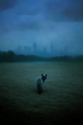 Ethereal Nocturnal Surrealism style reference image — ethereal silhouettes