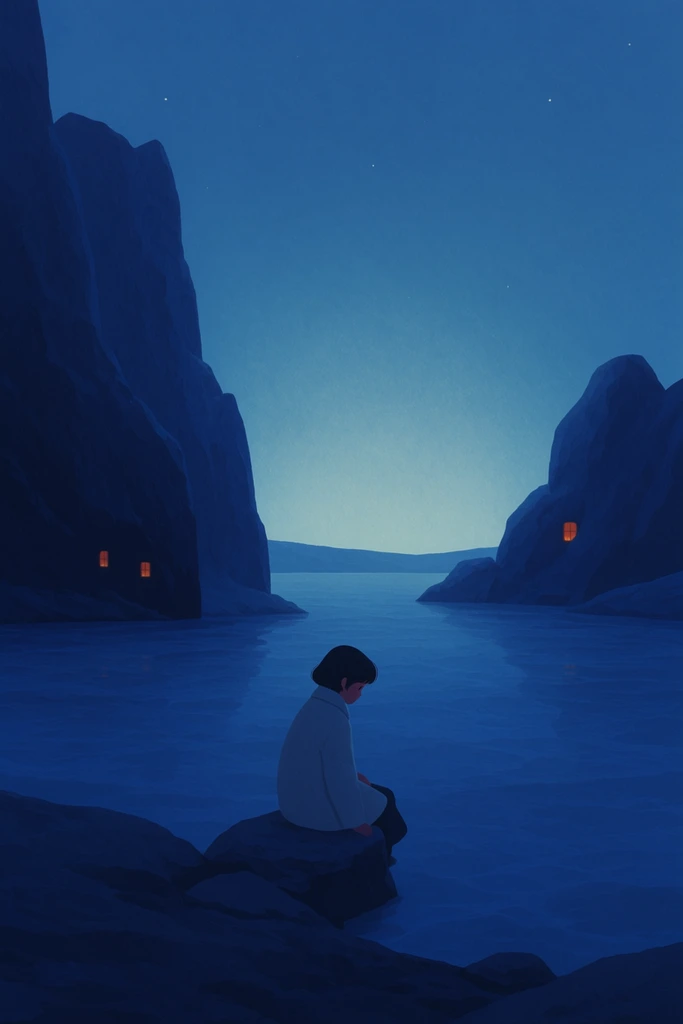 Luminous Nocturnal Solitude style AI image example 1