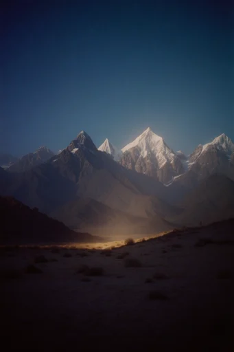 Luminous Twilight Surrealism style reference image — minimalist composition