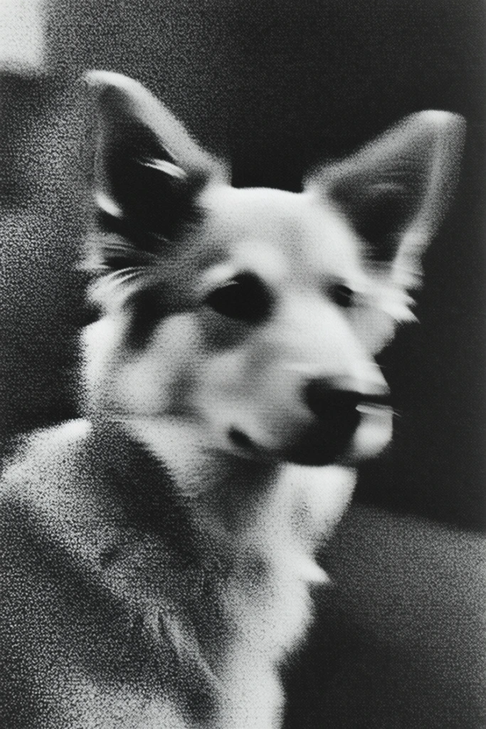 Ethereal Noir Grain style AI image example 3