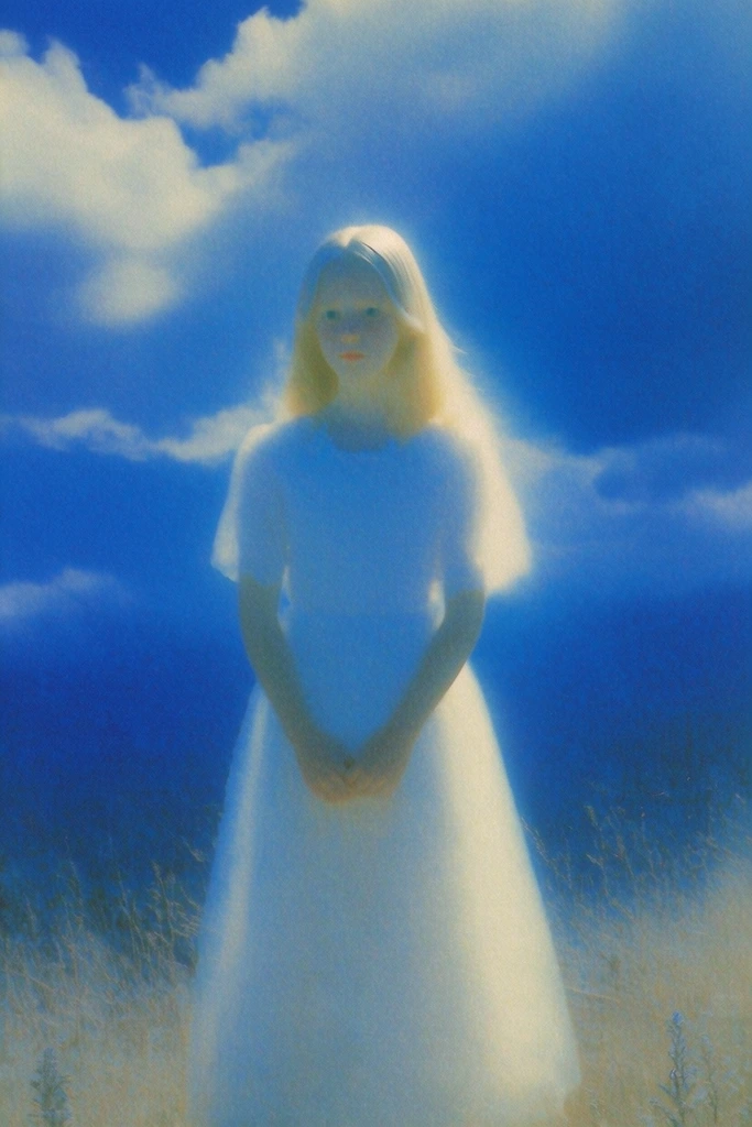 Ethereal Cyber Nostalgia style AI image example 3
