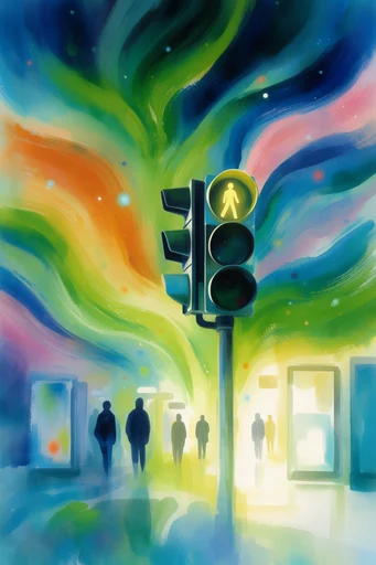 Luminous Nocturnal Whimsy style reference image — painterly texture