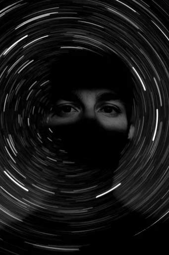 Monochrome Algorithmic Void style reference image — geometric precision