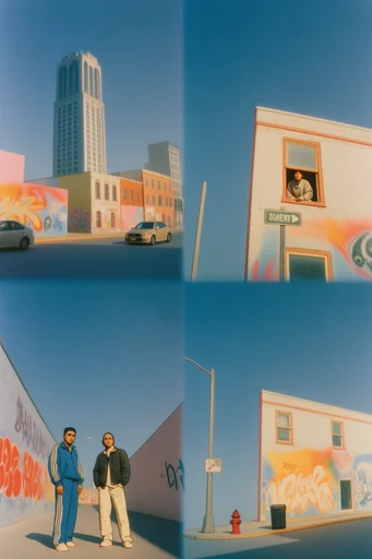 Nostalgic Blue Etherealism style reference image — atmospheric isolation