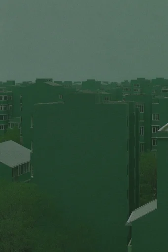 Atmospheric Monochromatic Minimalism style reference image — heavy film grain