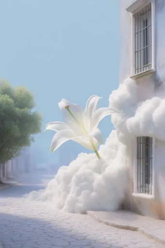 Ethereal Cloud Minimalism style reference image — minimalist surrealism