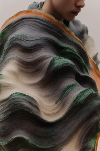 Organic Geological Surrealism moodboard — generate AI images in this style