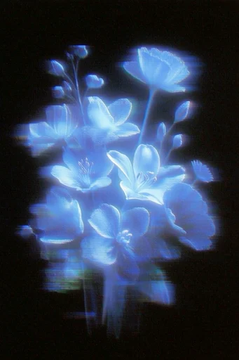 Spectral Neon Noir style reference image — high contrast silhouettes