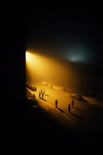 Cinematic Nocturnal Chiaroscuro style reference image — cinematic chiaroscuro