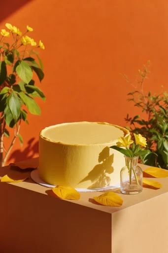 Luminous Amber Minimalism style reference image — glassware refraction