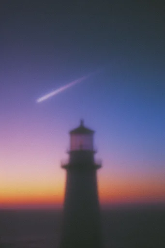 Nostalgic Analog Surrealism style reference image — cinematic dreamscape