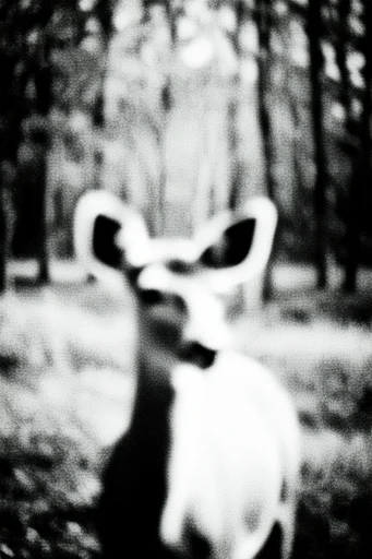 Obscured Monochrome Noir style reference image — extreme motion blur